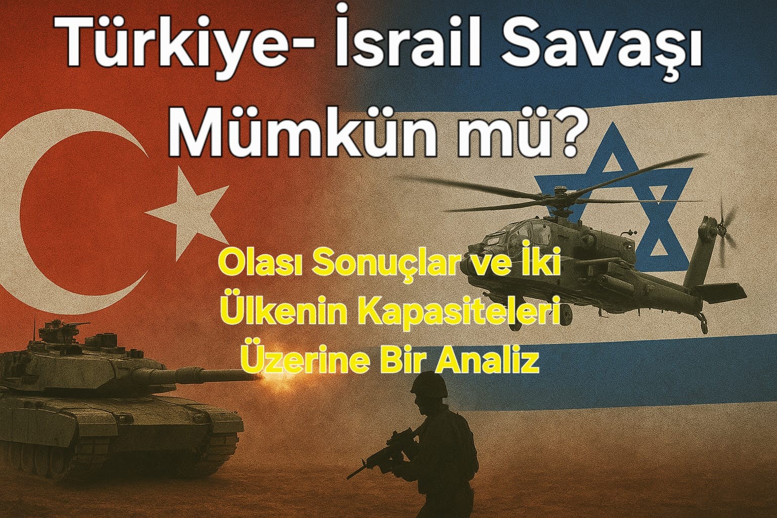 TÜRKİYE-İSRAİL SAVAŞI MÜMKÜN MÜ? OLASI SONUÇLAR VE İKİ ÜLKENİN KAPASİTELERİ ÜZERİNE BİR ANALİZ