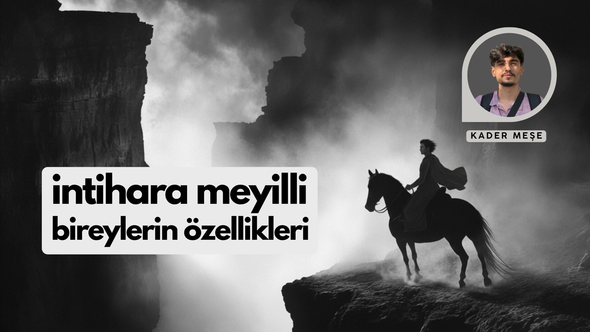 İNTİHARA MEYİLLİ BİREYLERİN ÖZELLİKLERİ