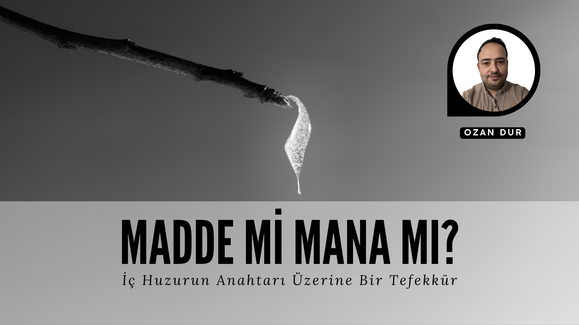 MADDE Mİ, MANA MI?